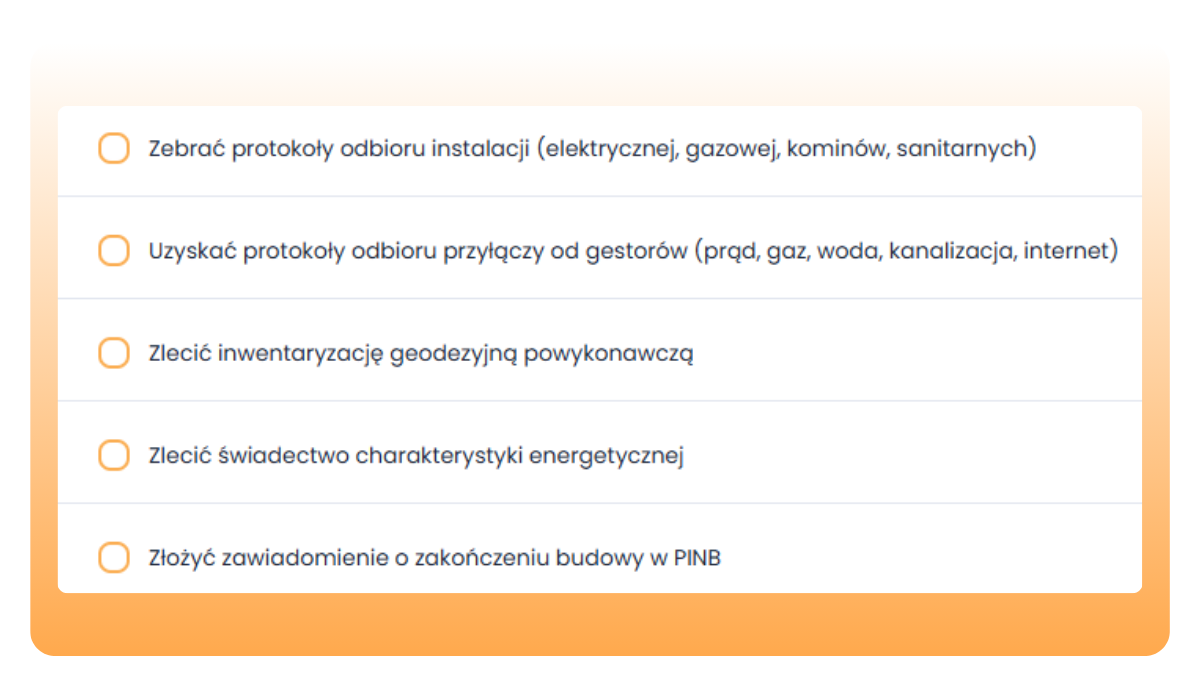 Zrzut ekranu listy zadań w aplikacji Raisly.